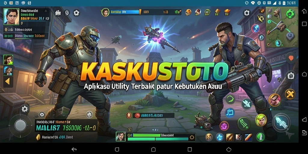 Tampilan aplikasi KASKUSTOTO dengan fitur Utility yang praktis.