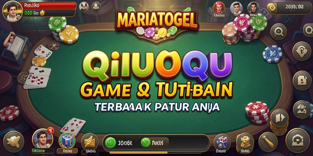 Tampilan gameplay QiuQiu yang seru dan menantang di MARIATOGEL