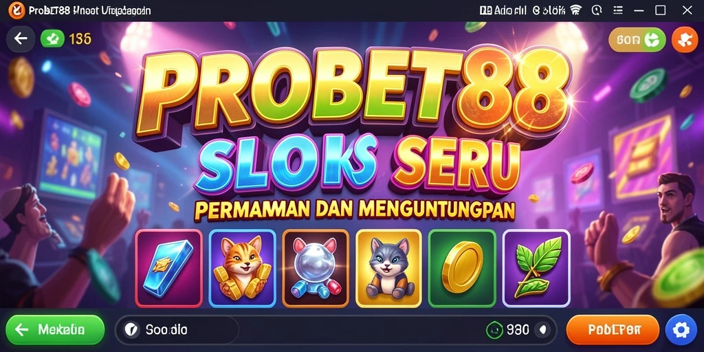 Tampilan menarik dari gameplay PROBET88 dengan fitur slot yang mengasyikkan.