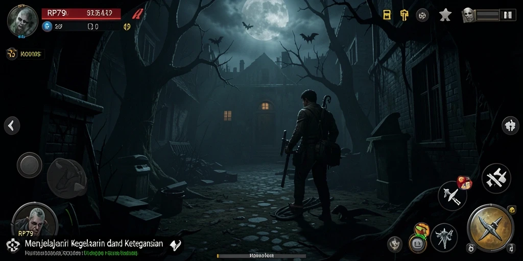 Gameplay menegangkan dengan suasana Horror yang mendalam.